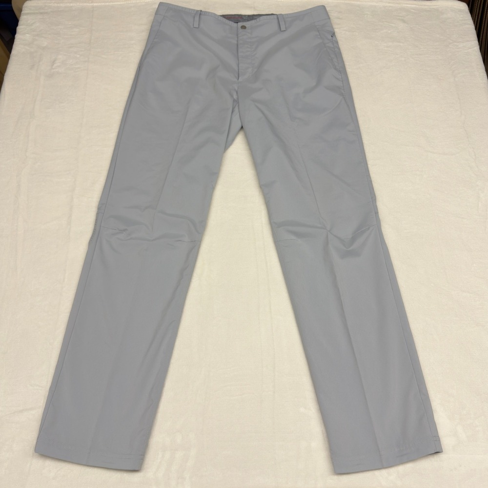 Nike Golf Tiger Woods Collection Pants Mens 36x34 Gray Performance Stretch